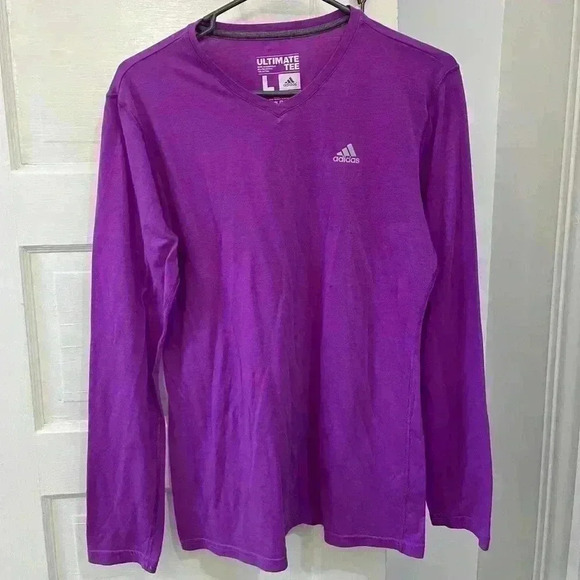 Adidas the ultimate tee in purple women's size large - Picture 1 of 6